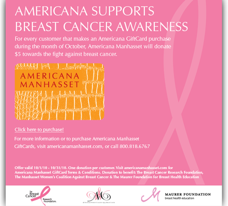 Americana Supports Breast Cancer Awareness