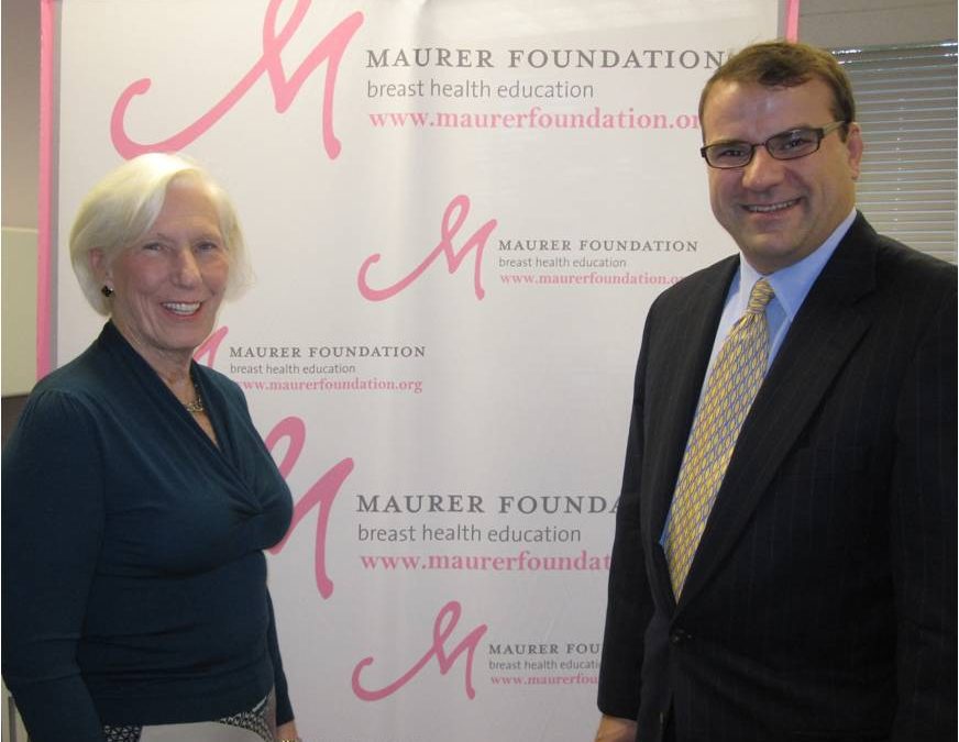 New York State Senator Craig Johnson Announces That $90,000 Has Been Awarded to The Maurer Foundation for Breast Health Education