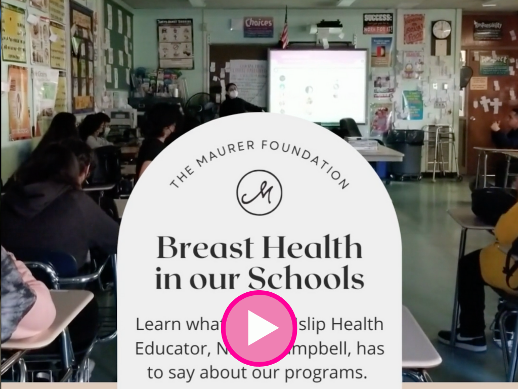 Breast Health Education in Our Schools