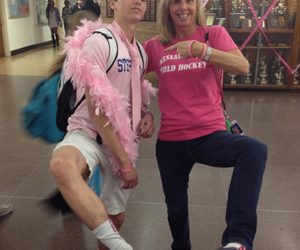 Schreiber High School Celebrates Pink Day With The Maurer Foundation